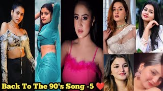 Back to the 90's Song Video-5 ❤️|Beautiful Girl's 90's Song Tiktok|Romantic 90's Song|Superhits 90s