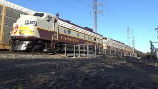 3 F UNITS! CP Business Train at Dupont \u0026 Davenport, Toronto || OCT 30, 2018