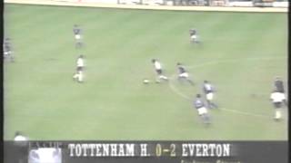 1995 (April 9) Tottenham 1 -Everton 4 (English FA Cup)- Semifinals