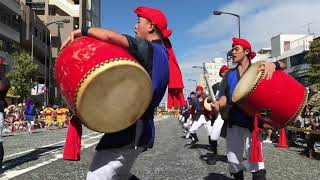 フェスタ町田 2019 東京中野区新風エイサー 浄運寺会場