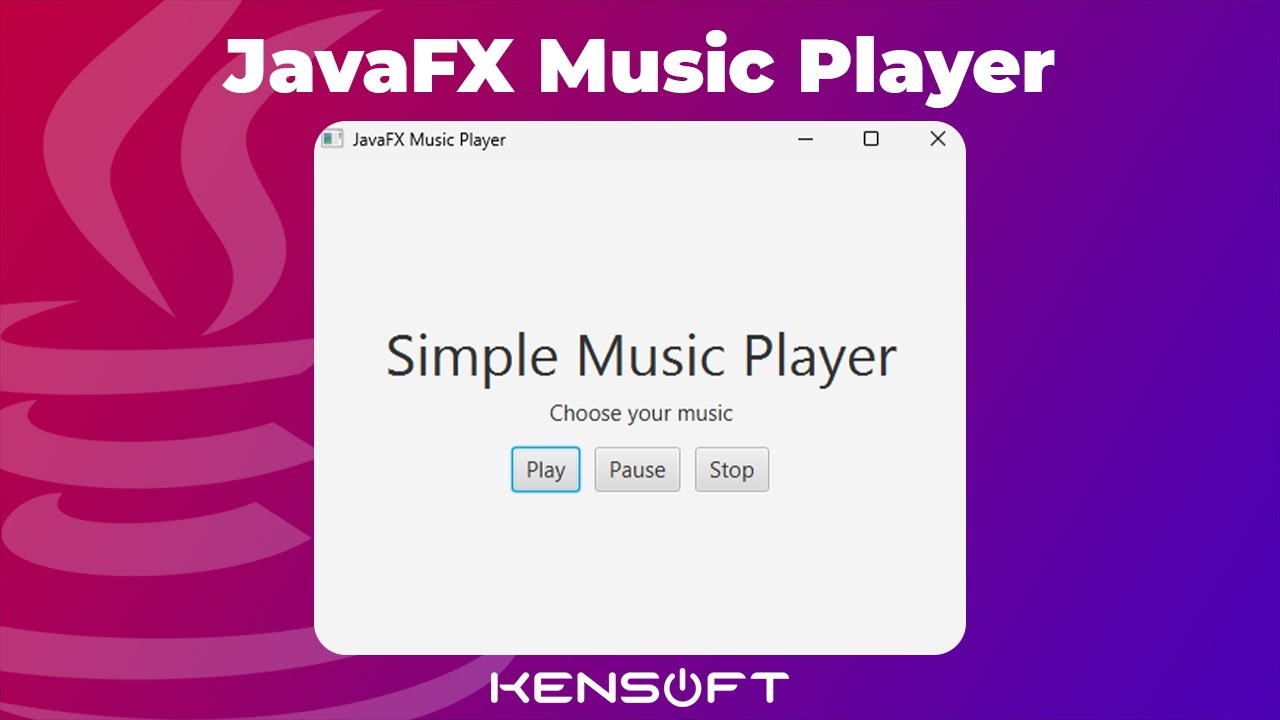 Javafx Music Player Tutorial Learn How To Create This In Javafx