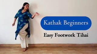 Kathak beginners - Easy Footwork tutorial | SIFF Kathak Anushka Chandak #kathak #tutorial #dance