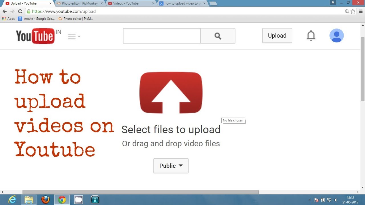 How To Upload Videos On Youtube - YouTube