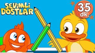 Uzun Kalem, Kısa Kalem şarkısı ve Sevimli Dostlar Bebek Şarkıları | Adisebaba Kids Songs