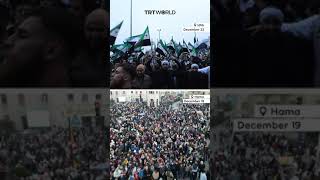 Thousands across Syria's cities have been celebrating the fall of Assad's regime