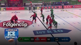 Der Kugelblitz auf dem Eis | American Ice Football | RTL+