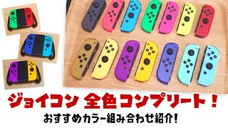 Switch・ジョイコン全色コンプリート記念！おすすめカラー組み合わせ集