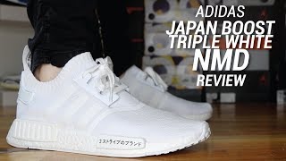 ADIDAS NMD R1 JAPAN BOOST TRIPLE WHITE REVIEW