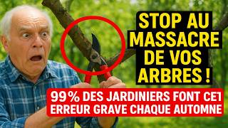Stop au massacre de vos arbres ! 99% des jardiniers font CETTE erreur GRAVE chaque automne.