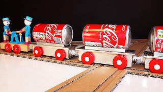How to Make an Amazing Railway Handcar with Recyclable Materiels,