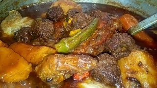 Thiou boulette Poulet viande Bantou /Ountou teiwou Cuisine guinéenne Sauce tomate sénégalaise Lcsg