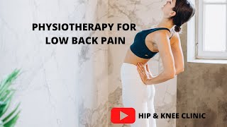 કમર ના દુખાવા માં  રાહત આપતી કસરત (Physiotherapy for Back Pain)