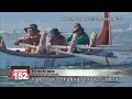 traditional indigenous boat from orchid island rows all around taiwan