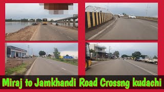 Miraj to Jamkhandi Road Crossng kudachi (4K Video) #Kudachi