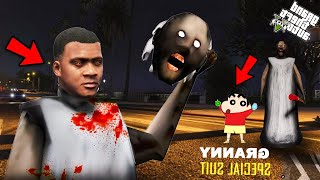 Shinchan \u0026 Franklin Killed Dangerous GRANNY in GTA 5