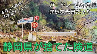 【秘境駅から始まる異世界の旅】この廃道、進みますか？‐静岡県が捨てた県道288号線《廃墟探索》