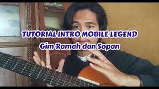 Tutorial Intro Mobile Legend gim ramah dan sopan