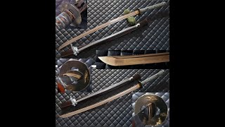아름답고 저렴하고 성능 좋은 도검 katana Tae gong mang 일본도style 단조 도검 강태공  Japanese Samurai Style Sword