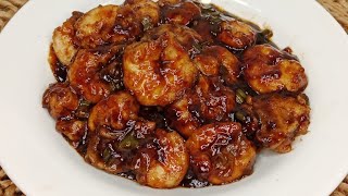 Honey Chilli Prawn Recipe | Restaurant Style Chilli Prawn | Chilli Garlic Prawns