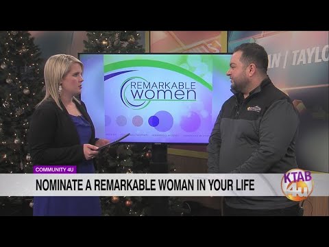 Nominate A Remarkable Woman In Your Life - YouTube