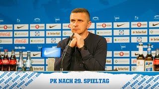 💬 PK nach dem Spiel: Hertha BSC vs. F.C. Hansa Rostock | 2. Bundesliga⚽