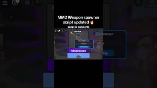 mm2 script exploit weapon spawner #roblox #delta #murdermystery2 #robloxexploiting #mm2