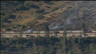 SIG ALERT: Brush fire along Highway 52