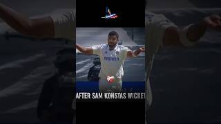 Bumrah silenced Konstas 🔥