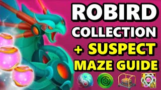 New ROBIRD COLLECTION + SUSPECT MAZE Event Guide! - DC #211