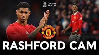 Marcus Rashford | Player Cam | Brighton 0-0 (6-7 PENS) Manchester United | Emirates FA Cup 22-23