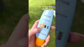 MISTINE Yellow hat sunscreen- Spoil your skin with MISTINE  #mistine #sunscreen #beauty #skincare