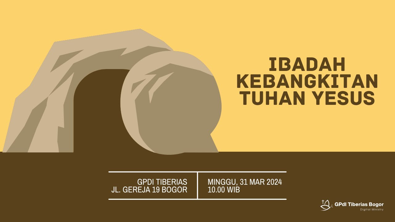 Ibadah Paskah Kebangkitan | Minggu, 31 Maret 2024 | GPdI Tiberias Bogor ...