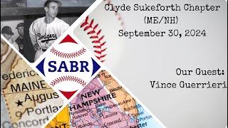 Clyde Sukeforth Chapter Meeting With Vince Guerrieri