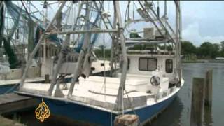 US  fishermen struggle amid oil clean up