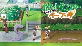 【ピカブイ】アーボ\u0026アーボックの連れ歩き！【ポケモンレッツゴー イーブイ】