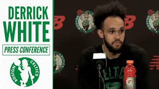 Derrick White Wants to Be 'More Aggressive' | Celtics Shootaround