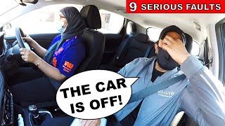 Learner Driver Forgets To Start Car On Driving Test