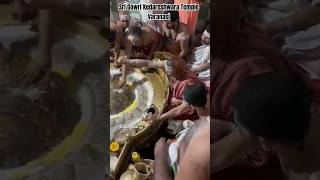 Abhishekam at Sri Gowri Kedareshwara Temple by Jagadguru SriSriSri Vidhushekhara Bharati Sannidhanam