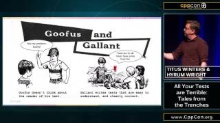 CppCon 2015: T. Winters & H. Wright “All Your Tests are Terrible..."