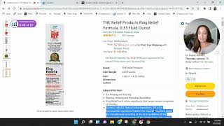 ASIN Review: THE Relief Products Ring Relief Formula 0.33 Fluid Ounce - Amazon FBA