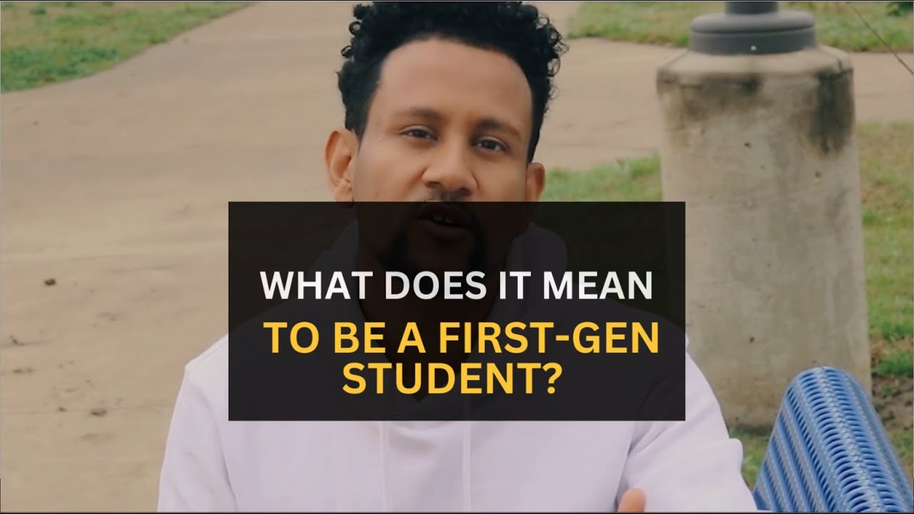 To Be First Gen Youtube