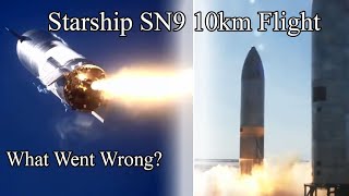 SpaceX Starship SN9 10km Flight Test : What Went Wrong?