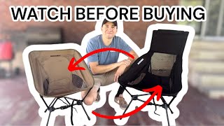 MARCHWAY CAMPING CHAIR COMPARISON! Which one is a better camping chair?