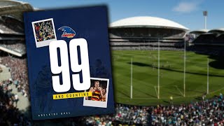 Crows celebrate 100th AFL game at Adelaide Oval