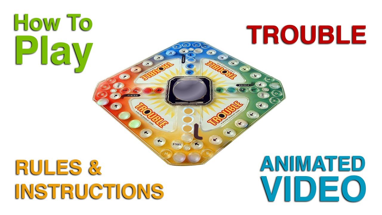 Trouble Board Game Rules & Instructions | Is Trouble Like Ludo? Learn ...