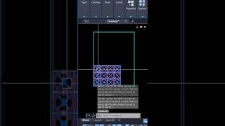 Rectangular Array in AutoCAD #architecture #tutorial