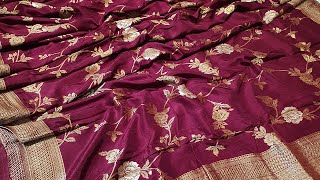 বেনারসি খাড্ডি শাড়ি কালেকশন | Indian Banarasi Khaddi Saree Collection | Silk Sarees | PREMJoy