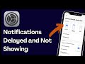 Fix Android Notification Delays | Quick & Easy Settings Guide | Notifications not Showing