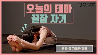 ㅣ아리아요가ㅣ매일 2분ㅣ 꿀잠 잘 수 있는 스트레칭 요가 동작