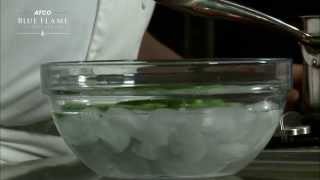 How to blanch green vegetables